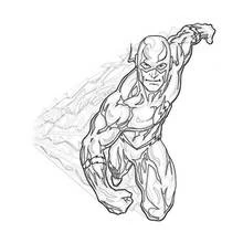 Dessin à colorier: Éclair (Super-héros et Super-vilains) #83394 - Coloriages à Imprimer Gratuits