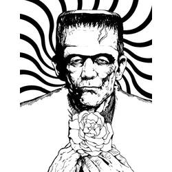 Dessin à colorier: Frankenstein (Super-héros et Super-vilains) #198923 - Coloriages à Imprimer Gratuits