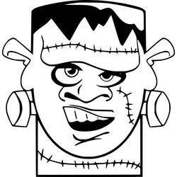 Dessin à colorier: Frankenstein (Super-héros et Super-vilains) #198928 - Coloriages à Imprimer Gratuits