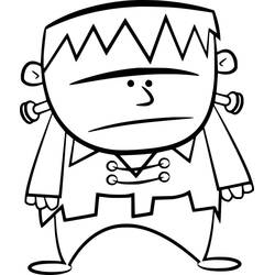 Dessin à colorier: Frankenstein (Super-héros et Super-vilains) #198929 - Coloriages à Imprimer Gratuits