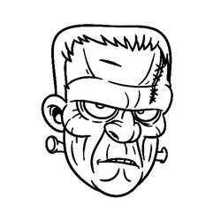 Dessin à colorier: Frankenstein (Super-héros et Super-vilains) #198933 - Coloriages à Imprimer Gratuits