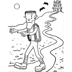 Dessin à colorier: Frankenstein (Super-héros et Super-vilains) #198936 - Coloriages à Imprimer Gratuits