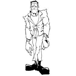 Dessin à colorier: Frankenstein (Super-héros et Super-vilains) #198942 - Coloriages à Imprimer Gratuits