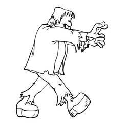 Dessin à colorier: Frankenstein (Super-héros et Super-vilains) #198949 - Coloriages à Imprimer Gratuits