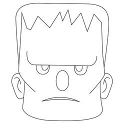 Dessin à colorier: Frankenstein (Super-héros et Super-vilains) #198959 - Coloriages à Imprimer Gratuits