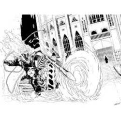 Dessin à colorier: Ghost Rider (Super-héros et Super-vilains) #82038 - Coloriages à Imprimer Gratuits