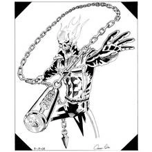 Dessin à colorier: Ghost Rider (Super-héros et Super-vilains) #82103 - Coloriages à Imprimer Gratuits