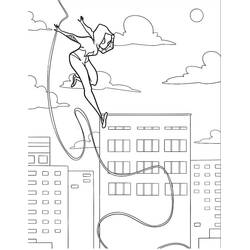 Dessin à colorier: Ghost Spider (Super-héros et Super-vilains) #217901 - Coloriages à Imprimer Gratuits