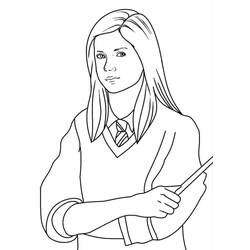 Dessin à colorier: Ginny Weasley (Super-héros et Super-vilains) #187354 - Coloriages à Imprimer Gratuits