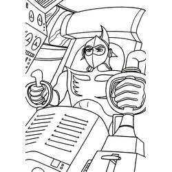 Dessin à colorier: Goldorak (Super-héros et Super-vilains) #183447 - Coloriages à Imprimer Gratuits