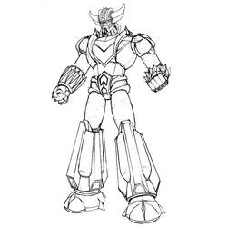 Dessin à colorier: Goldorak (Super-héros et Super-vilains) #183463 - Coloriages à Imprimer Gratuits