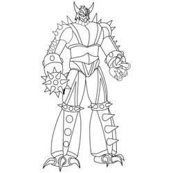 Dessin à colorier: Goldorak (Super-héros et Super-vilains) #183464 - Coloriages à Imprimer Gratuits