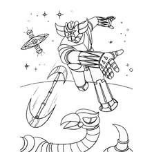 Dessin à colorier: Goldorak (Super-héros et Super-vilains) #77226 - Coloriages à Imprimer Gratuits
