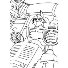 Dessin à colorier: Goldorak (Super-héros et Super-vilains) #77236 - Coloriages à Imprimer Gratuits