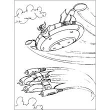 Dessin à colorier: Goldorak (Super-héros et Super-vilains) #77242 - Coloriages à Imprimer Gratuits