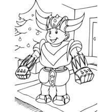 Dessin à colorier: Goldorak (Super-héros et Super-vilains) #77249 - Coloriages à Imprimer Gratuits