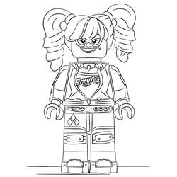 Dessin à colorier: Harley Quinn (Super-héros et Super-vilains) #196018 - Coloriages à Imprimer Gratuits