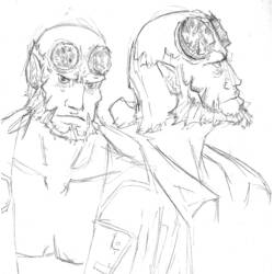 Dessin à colorier: Hellboy (Super-héros et Super-vilains) #78619 - Coloriages à Imprimer Gratuits