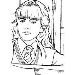 Dessin à colorier: Hermione Granger (Super-héros et Super-vilains) #188720 - Coloriages à Imprimer Gratuits