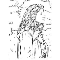 Dessin à colorier: Hermione Granger (Super-héros et Super-vilains) #188724 - Coloriages à Imprimer Gratuits