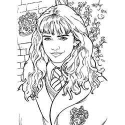Dessin à colorier: Hermione Granger (Super-héros et Super-vilains) #188731 - Coloriages à Imprimer Gratuits