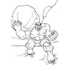Coloriage Hulk (Super-héros et Super-vilains) #177338 à imprimer et colorier