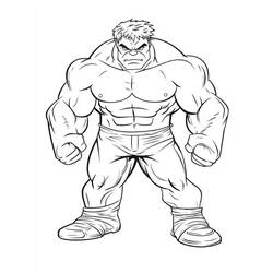 Coloriage Hulk (Super-héros et Super-vilains) #218114 à imprimer et colorier