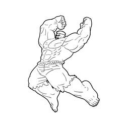 Dessin à colorier: Hulk (Super-héros et Super-vilains) #218118 - Coloriages à Imprimer Gratuits