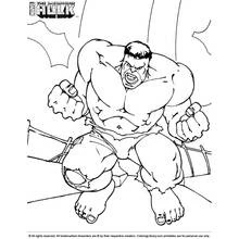 Dessin à colorier: Hulk (Super-héros et Super-vilains) #79107 - Coloriages à Imprimer Gratuits