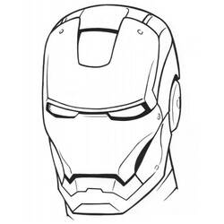 Coloriage Iron Man (Super-héros et Super-vilains) #177281 à imprimer et colorier