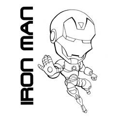 Coloriage Iron Man (Super-héros et Super-vilains) #177304 à imprimer et colorier