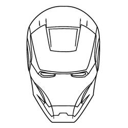 Coloriage Iron Man (Super-héros et Super-vilains) #177311 à imprimer et colorier