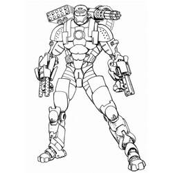Dessin à colorier: Iron Man (Super-héros et Super-vilains) #80524 - Coloriages à Imprimer Gratuits