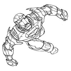 Dessin à colorier: Iron Man (Super-héros et Super-vilains) #80561 - Coloriages à Imprimer Gratuits