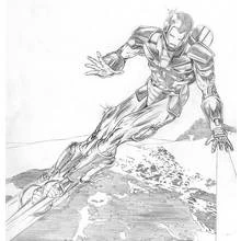 Coloriage Iron Man (Super-héros et Super-vilains) #80621 à imprimer et colorier