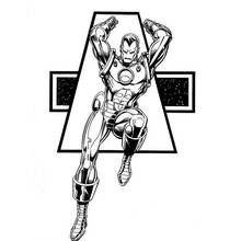 Dessin à colorier Iron Man (Super-héros et Super-vilains) #80714, gratuit à imprimer
