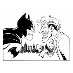 Dessin à colorier: Joker (Super-héros et Super-vilains) #202124 - Coloriages à Imprimer Gratuits