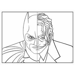 Dessin à colorier: Joker (Super-héros et Super-vilains) #202125 - Coloriages à Imprimer Gratuits