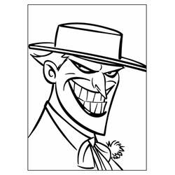 Dessin à colorier: Joker (Super-héros et Super-vilains) #202128 - Coloriages à Imprimer Gratuits