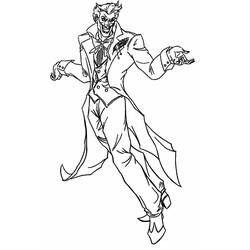 Dessin à colorier: Joker (Super-héros et Super-vilains) #202129 - Coloriages à Imprimer Gratuits