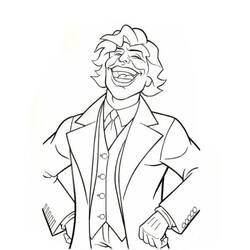 Dessin à colorier: Joker (Super-héros et Super-vilains) #202131 - Coloriages à Imprimer Gratuits