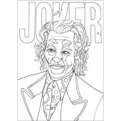 Dessin à colorier: Joker (Super-héros et Super-vilains) #202136 - Coloriages à Imprimer Gratuits