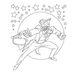 Dessin à colorier: Joker (Super-héros et Super-vilains) #202140 - Coloriages à Imprimer Gratuits