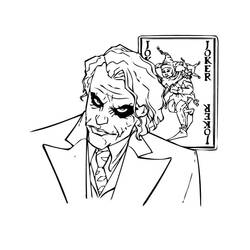 Dessin à colorier: Joker (Super-héros et Super-vilains) #202141 - Coloriages à Imprimer Gratuits