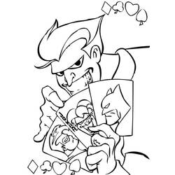 Dessin à colorier: Joker (Super-héros et Super-vilains) #202142 - Coloriages à Imprimer Gratuits