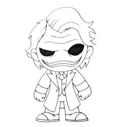 Dessin à colorier: Joker (Super-héros et Super-vilains) #202144 - Coloriages à Imprimer Gratuits