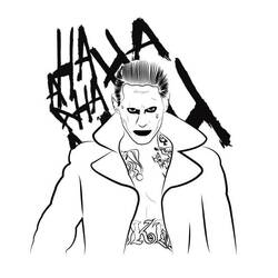Dessin à colorier: Joker (Super-héros et Super-vilains) #202146 - Coloriages à Imprimer Gratuits
