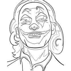 Dessin à colorier: Joker (Super-héros et Super-vilains) #202147 - Coloriages à Imprimer Gratuits