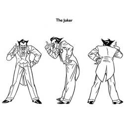 Dessin à colorier: Joker (Super-héros et Super-vilains) #202148 - Coloriages à Imprimer Gratuits