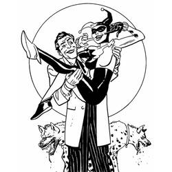 Dessin à colorier: Joker (Super-héros et Super-vilains) #202152 - Coloriages à Imprimer Gratuits